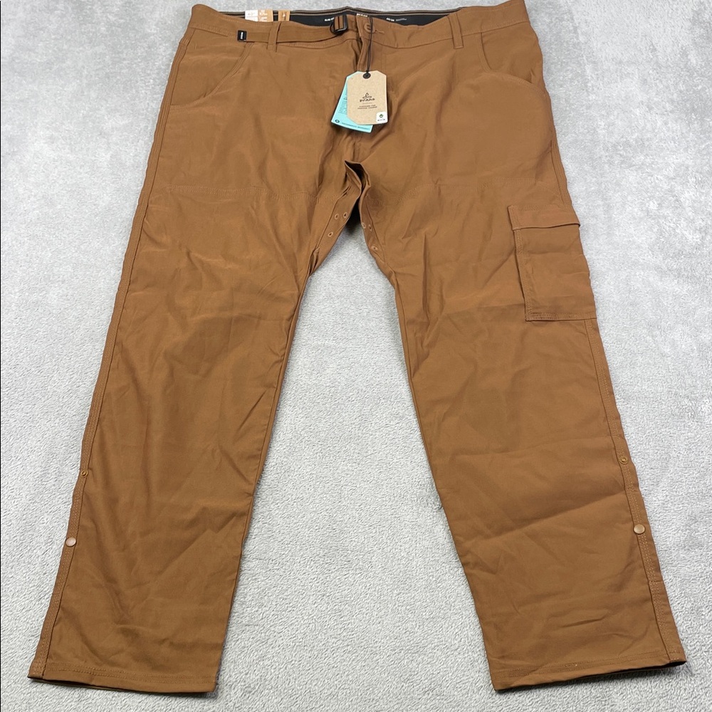 NEW Prana 40/30 Stretch Zion Slim Pant‎ II Men's Sepia Brown Hiking Outdoors